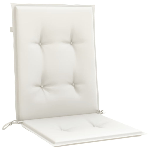 Niedriglehner Auflagen 4er Set Creme