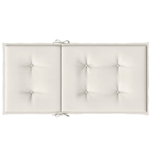 Niedriglehner Auflagen 6er Set Creme