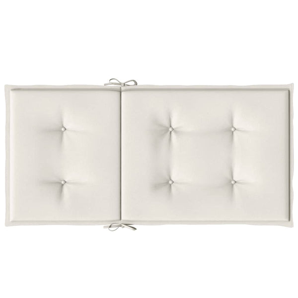 Niedriglehner Auflagen 6er Set Creme
