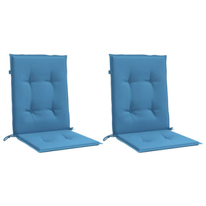 Niedriglehner Auflagen 2er Set Blau