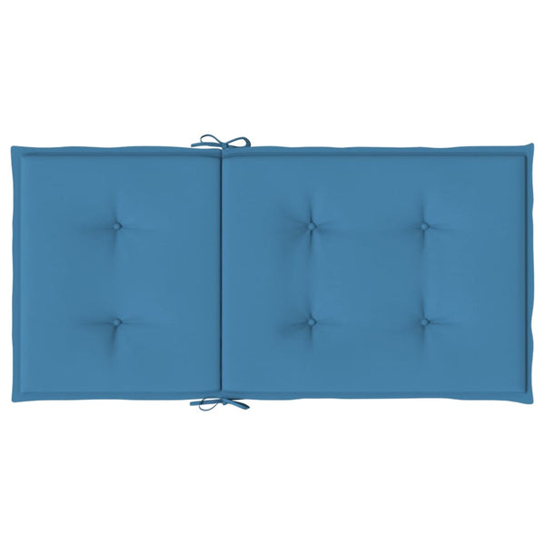 Niedriglehner Auflagen 2er Set Blau