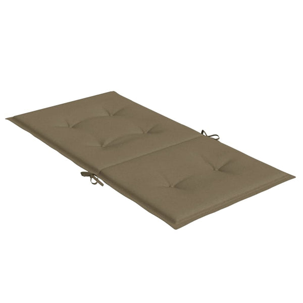 Niedriglehner Auflagen 2er Set Taupe