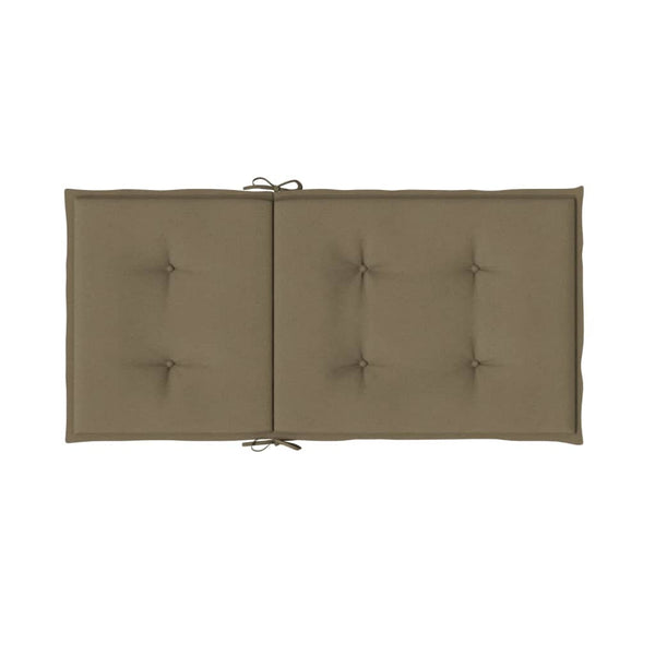 Niedriglehner Auflagen 2er Set Taupe