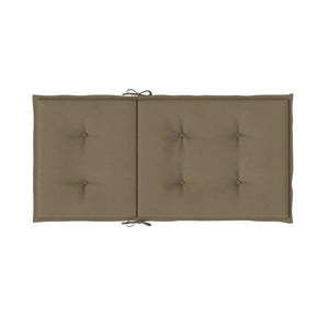 Niedriglehner Auflagen 4er Set Taupe