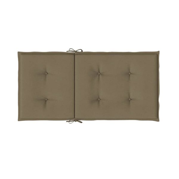 Niedriglehner Auflagen 4er Set Taupe