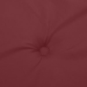 vidaXL Coussins pour chaises basses 4 pcs Mélange rouge bordeaux 100x50x4 cm Tissu