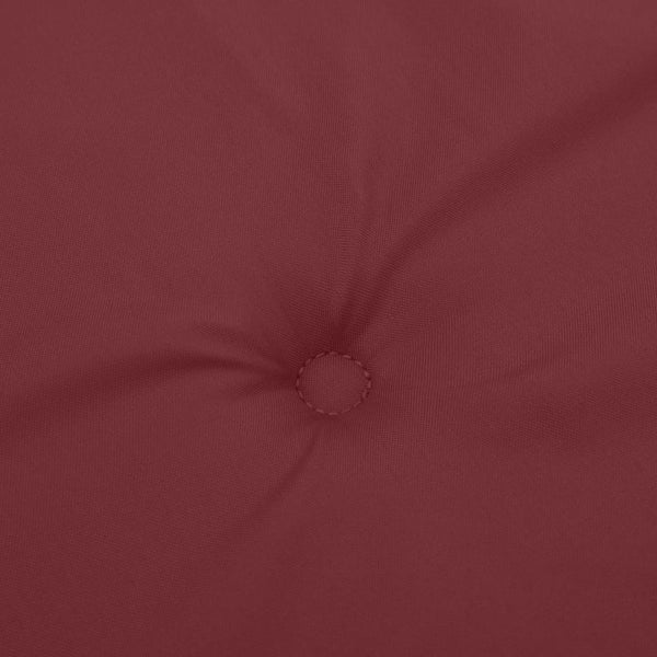 vidaXL Coussins pour chaises basses 4 pcs Mélange rouge bordeaux 100x50x4 cm Tissu