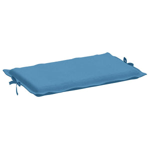 Sonnenliegen Auflage Melange Blau 186x58 cm
