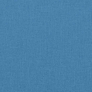 Sonnenliegen Auflage Melange Blau 186x58 cm