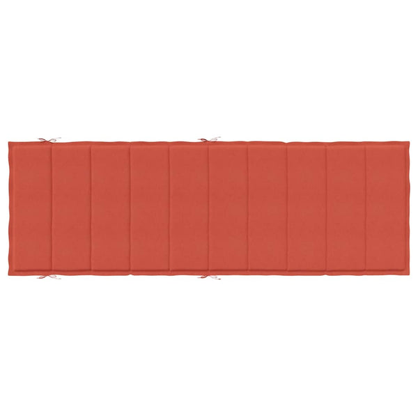 Sonnenliegen Auflage Rot 186x58 cm