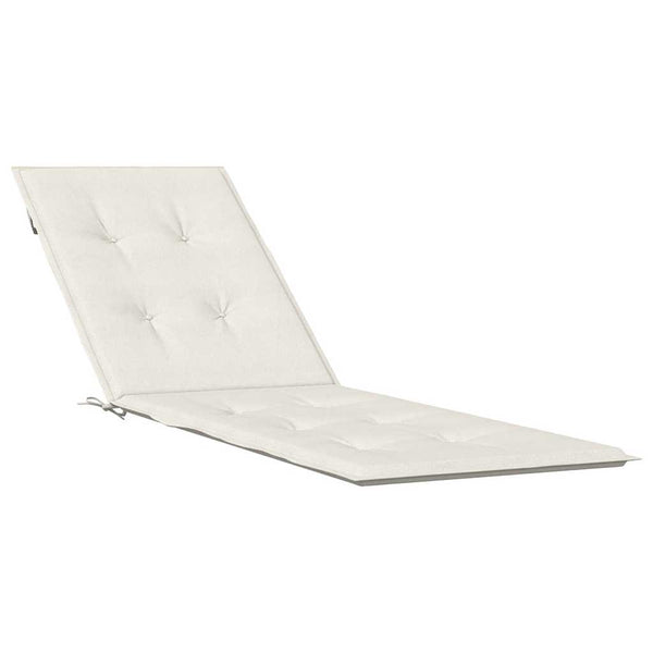 Liegestuhl Auflage Melange Creme 180x50x4cm