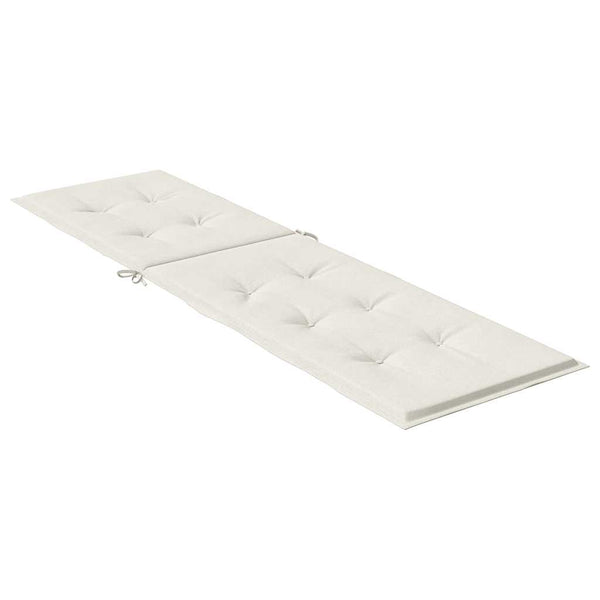 Liegestuhl Auflage Melange Creme 180x50x4cm