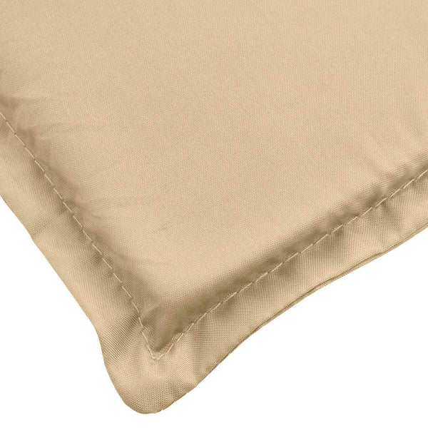 Liegestuhl Auflage Melange Beige 180x50x4 cm