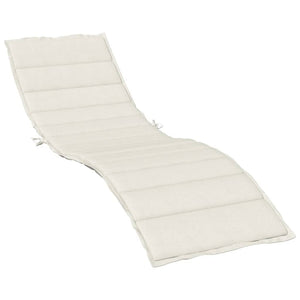 Sonnenliegen Auflage Creme Melange 200x50 cm