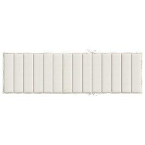 Sonnenliegen Auflage Creme Melange 200x50 cm