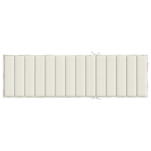 Sonnenliegen Auflage Creme Melange 200x50 cm