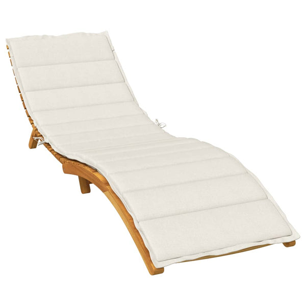 Sonnenliegen Auflage Creme Melange 200x50 cm