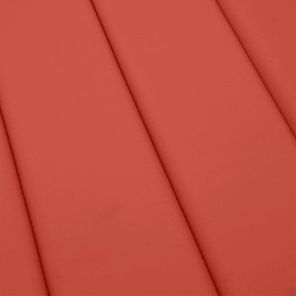 Sonnenliegen Auflage Rot Melange 200x50 cm