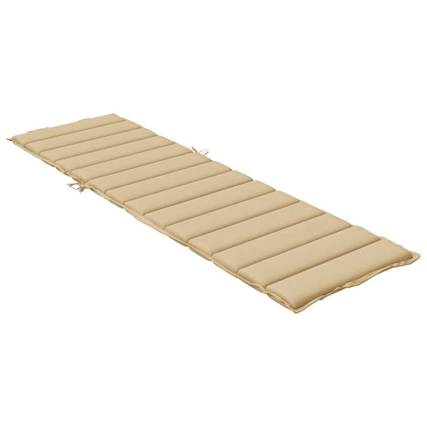 Sonnenliegen Auflage Beige 200x70 cm