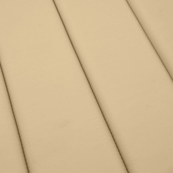Sonnenliegen Auflage Beige 200x70 cm
