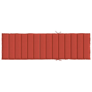 Sonnenliegenauflage Melange Rot 200x70 cm