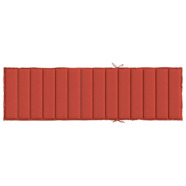 Sonnenliegenauflage Melange Rot 200x70 cm