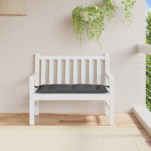 Gartenbank Auflage Melange Anthrazit 100x50 cm
