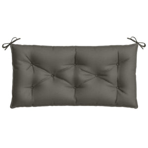 Gartenbank Auflage Dunkelgrau 100x50 cm