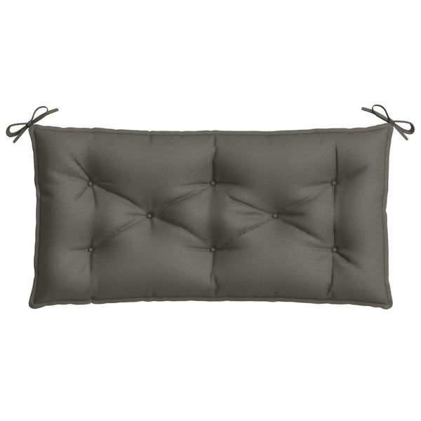 Gartenbank Auflage Dunkelgrau 100x50 cm
