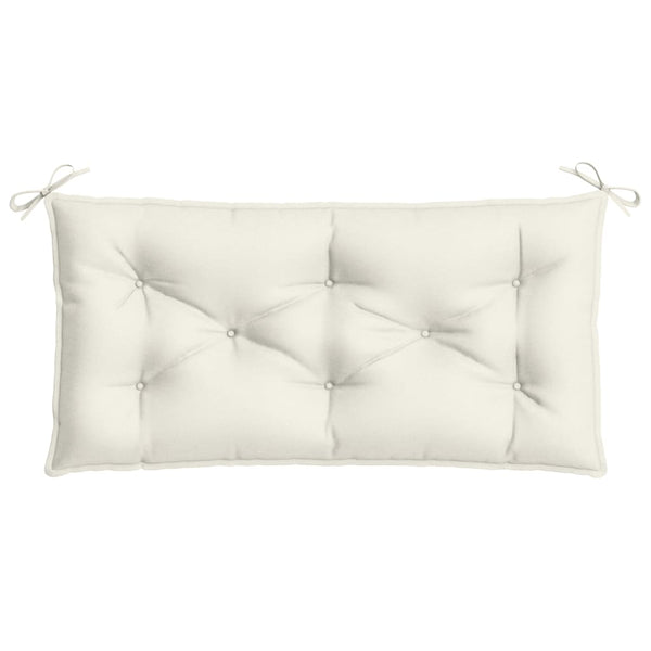Gartenbank Auflage Melange Creme 100x50 cm