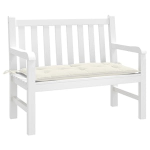 Gartenbank Auflage Melange Creme 100x50 cm
