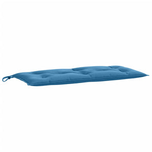 Gartenbank Auflage Blau Melange 100x50 cm