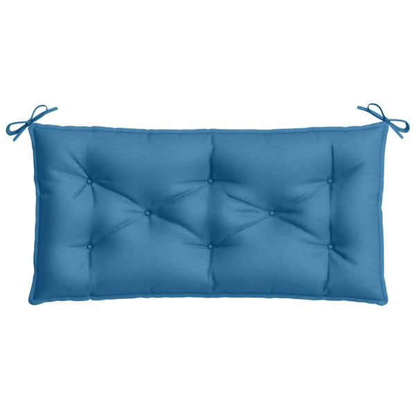 Gartenbank Auflage Blau Melange 100x50 cm