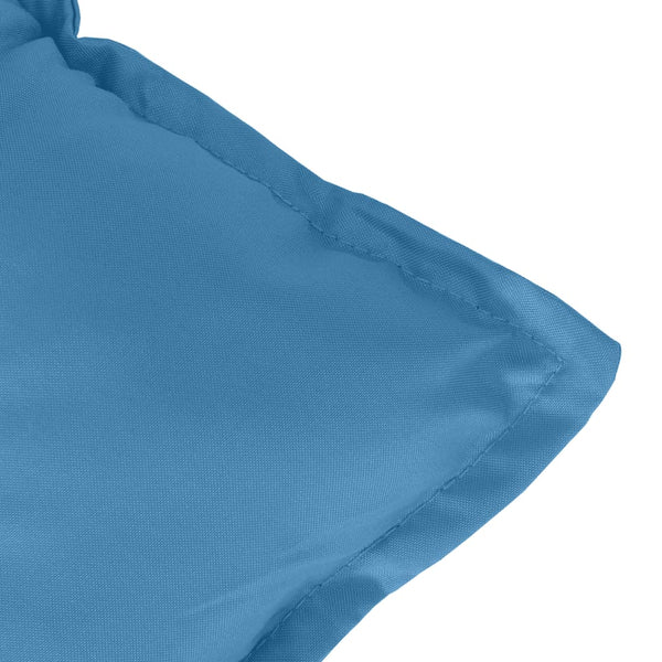 Gartenbank Auflage Blau Melange 100x50 cm