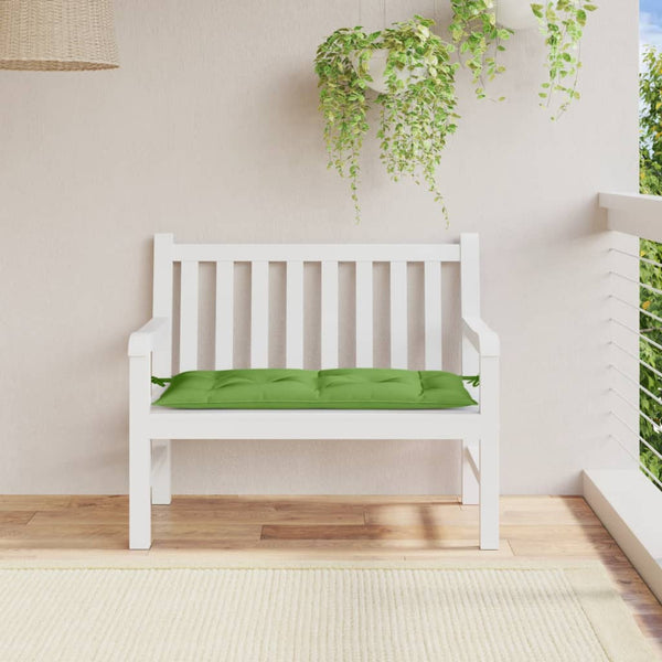 Gartenbank Auflage Grün Melange 100x50 cm