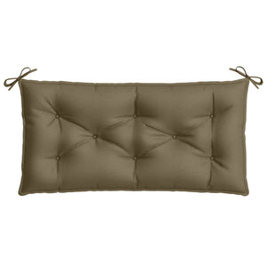 Gartenbank Auflage Melange Taupe 100x50 cm