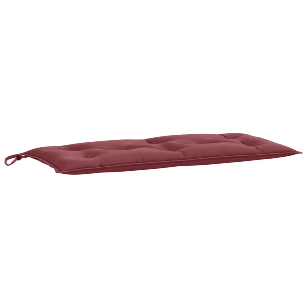 Weinrote Gartenbank Auflage 100x50 cm