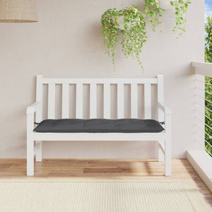 Gartenbank Auflage Anthrazit 120x50 cm