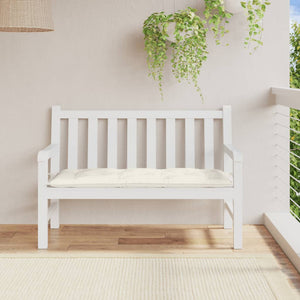 Gartenbank Auflage Melange Creme 120x50 cm