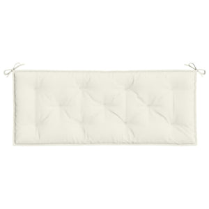 Gartenbank Auflage Melange Creme 120x50 cm