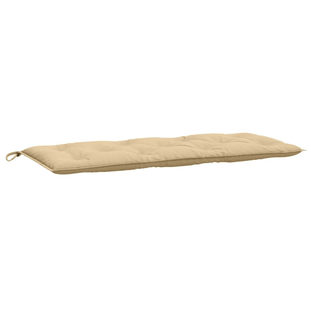 Beige Gartenbank Auflage 120x50 cm