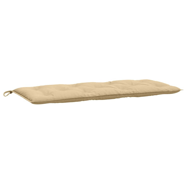 Beige Gartenbank Auflage 120x50 cm