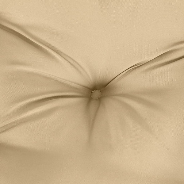 Beige Gartenbank Auflage 120x50 cm
