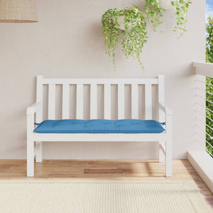 Gartenbankauflage Melange Blau 120x50 cm
