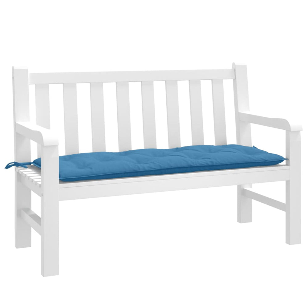 Gartenbankauflage Melange Blau 120x50 cm