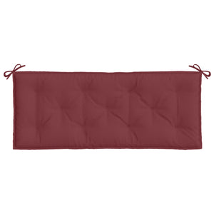 Weinrote Gartenbankauflage 120x50 cm