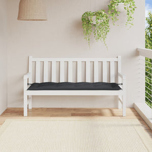 Gartenbank Auflage Anthrazit Melange 150 cm