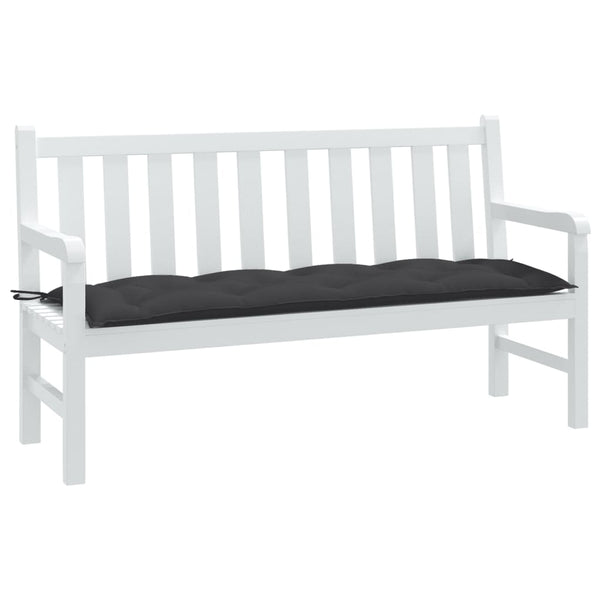 Gartenbank Auflage Anthrazit Melange 150 cm