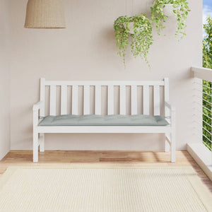 Gartenbankauflage Melange Hellgrau 150 cm
