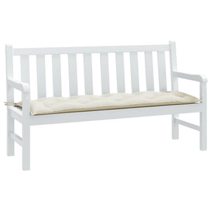 Gartenbank Auflage Melange Creme 150 cm